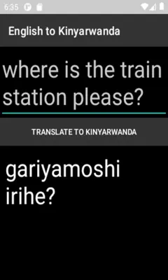 English to Kinyarwanda android App screenshot 1