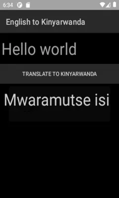 English to Kinyarwanda android App screenshot 3